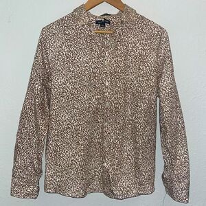 Leopard print button up​